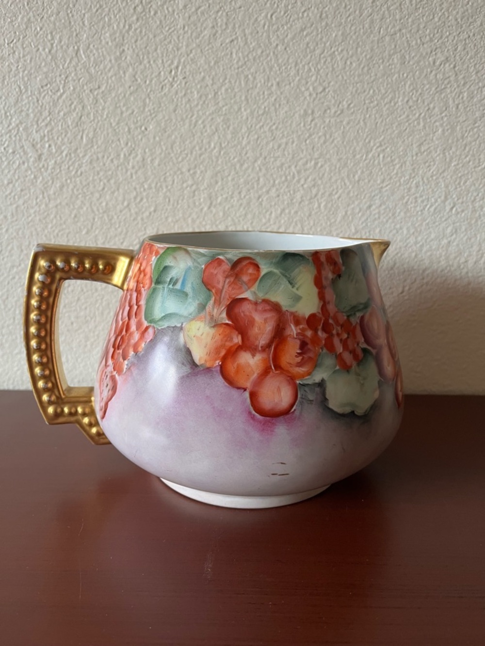 Antique, hand-painted Limoges porcelain Jean Pouyat (J.P.L.)  stamped